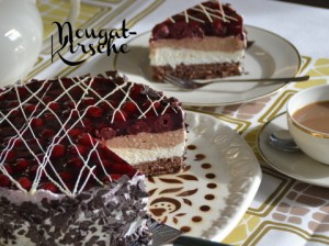 Nougat-Sauerkirsch-Torte